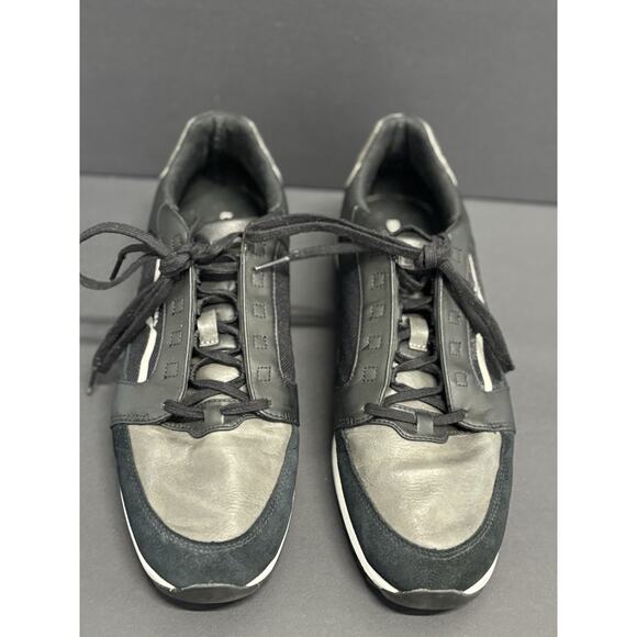 Diesel V-Staffetta S-Fleett Leather Sneakers Shoes Blue • Men’s 10.5 - Picture 2 of 11